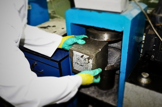 آزمایشات بتن